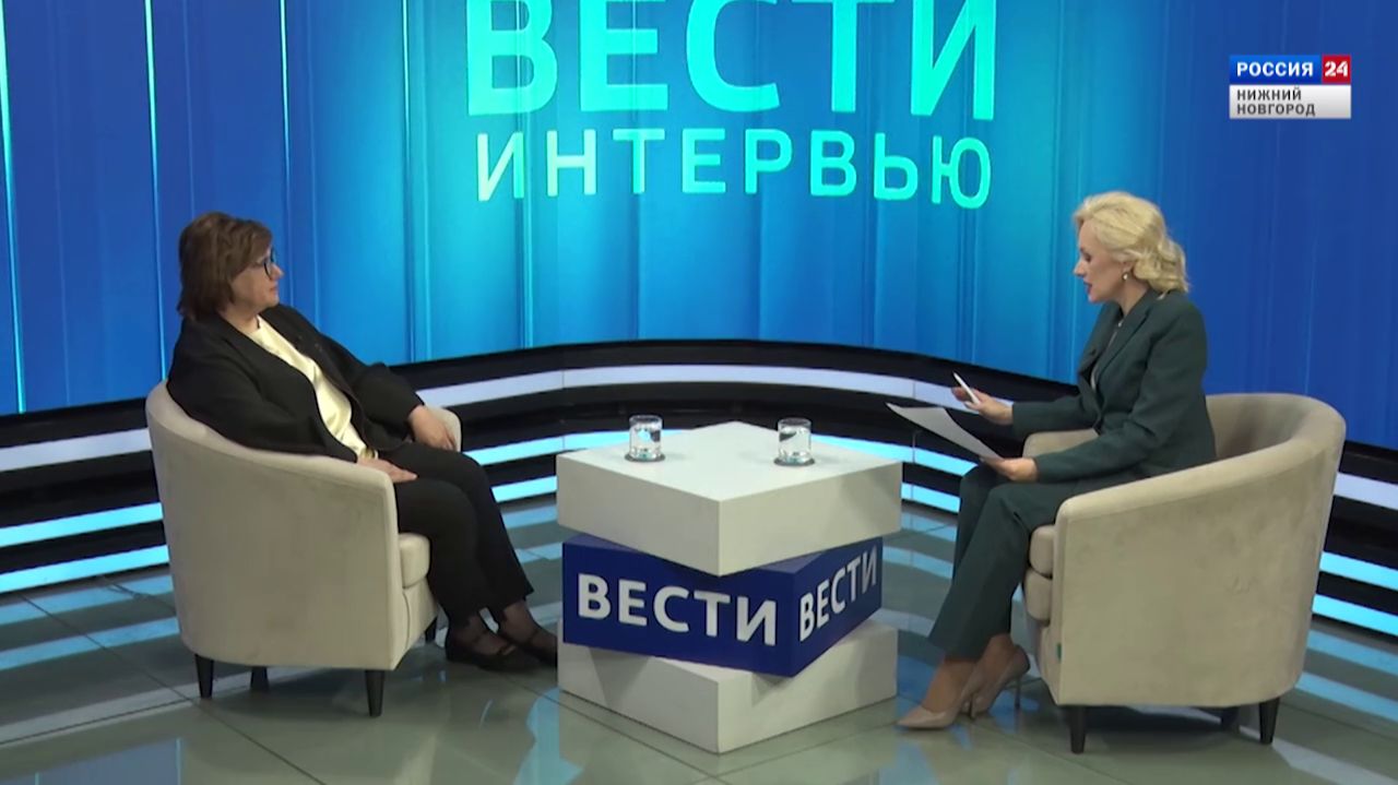 "Вести-Интервью". Гость программы - Людмила Печникова