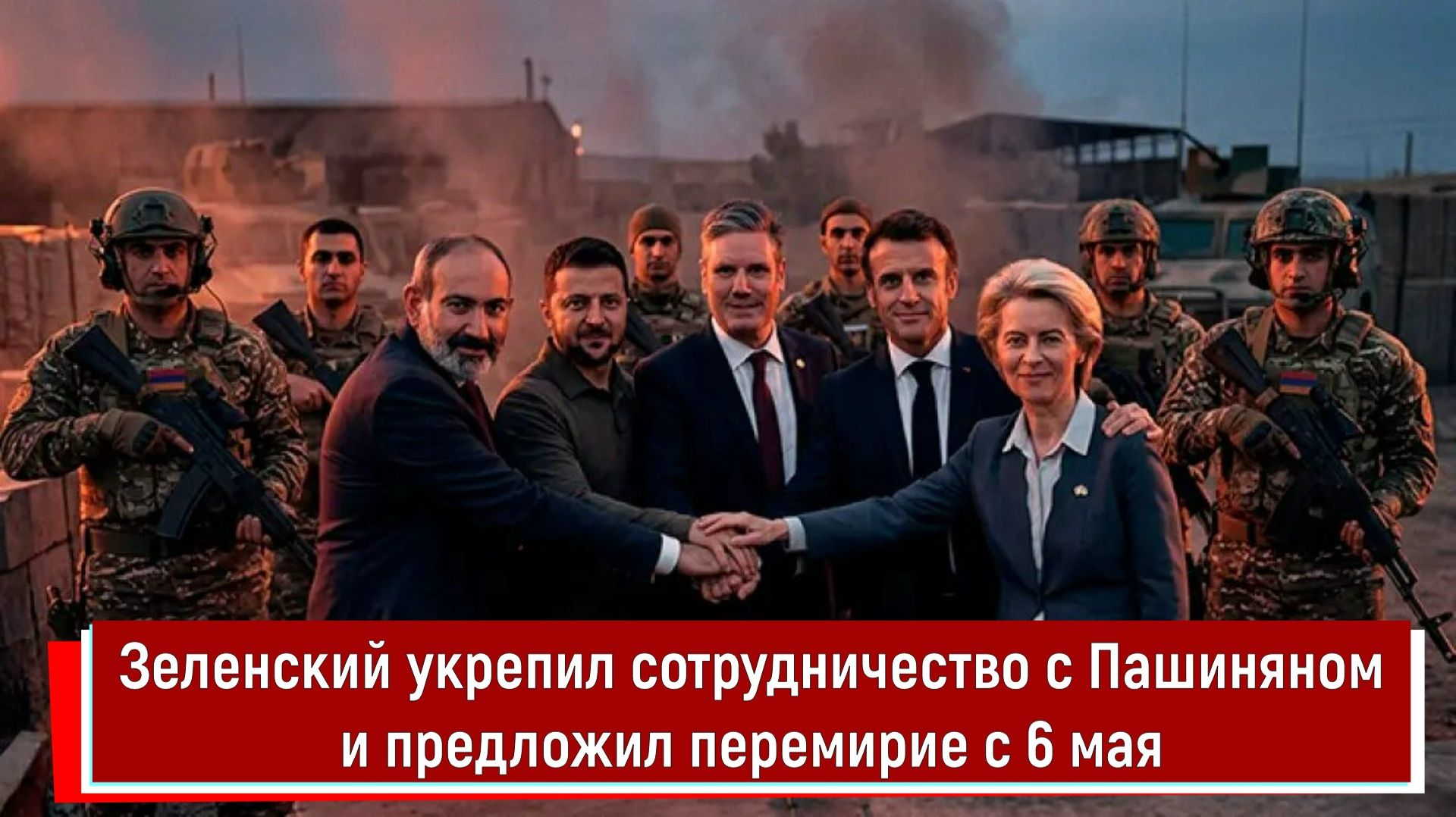 Зеленский укрепил сотрудничество с Пашиняном и предложил перемирие с 6 мая