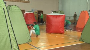 В Бирюче прошёл муниципальный этап военно-тактической игры лазертаг