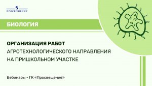 Организация работ агротехнологического направления на пришкольном участке