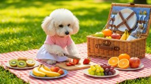 Baby Puppy Escapes the Summer Heat 🌞🐶 A Sweet Creek Picnic with Mom That Feels Like Healing 💚