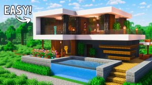 Minecraft ｜ Как построить современный дом ｜ Обучающее видео 🏡