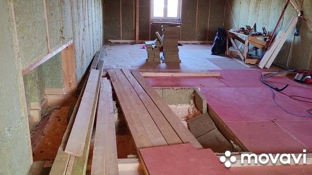 Утепление мансардного этажа в доме из бруса