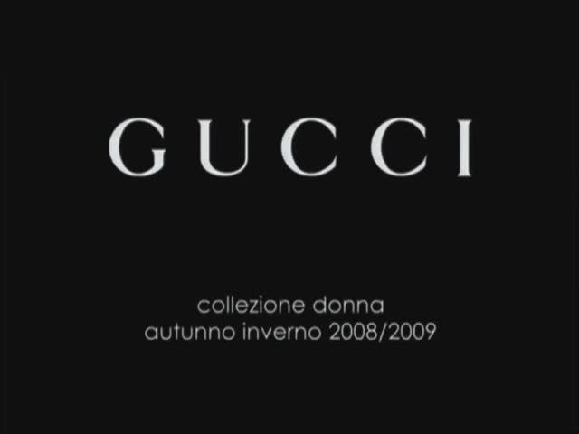 Показ женской коллекции Gucci осень-зима 2008-2009