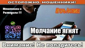 Мошенники звонят по телефону _ Молчание ягнят ( сборник ).