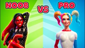 NOOB vs PRO НА НЕВОЗМОЖНОМ УРОВНЕ ПОСТРОЙ КОРОЛЕВУ!!!