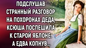 Подслушав странный разговор на похоронах деда, Ксюша поспешила к старой яблоне. А едва…