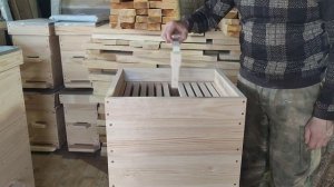 Улей Дадан на 12 рамок, сетчатое дно,3 магазина