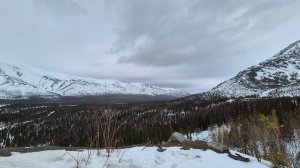 Прогулка на снегоходах в Хибинах