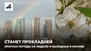 Станет прохладней. Прогноз погоды на неделю и выходные в Москве