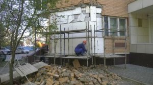 Трещины на доме № 95 а по улице Шишкова больше нет