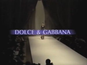 Показ коллекции Dolce & Gabbana весна-лето 1997. Часть 1.