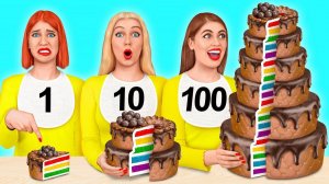 100 Слоев Еды Челлендж # Удивительные Кулинарные Лайфхаки от TeenDO Challenge