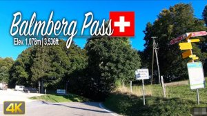 🚗 SmartTV 4К ➤ 🌄 Швейцария: переезд через перевал Бальмберг из Вельсхенрора в Золотурн! 🌄