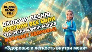 НА ДЕНЬ ПЕСНЮ #131 | Бодрая ПЕСНЯ-АФФИРМАЦИЯ на сияющее здоровье | «Здоровье и лёгкость внутри меня»