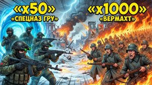 ЧТО ЕСЛИ 50 СПЕЦНАЗОВЦЕВ ГРУ ПОПАЛИ В БЛОКАДНЫЙ ЛЕНИНГРАД?