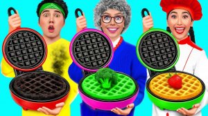 Кулинарный Челлендж# Я против Бабушки # Крутые Трюки с Едой от TeenDO Challenge