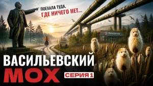 Поехала туда, где ничего нет… Васильевский Мох | Одна на велосипеде | Серия 1