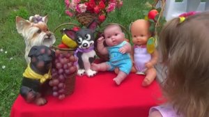 Кукла_Беби_бон_и_Детская_кухня_-_Новые_игрушки__Готовим_для_кукол_пупсиков