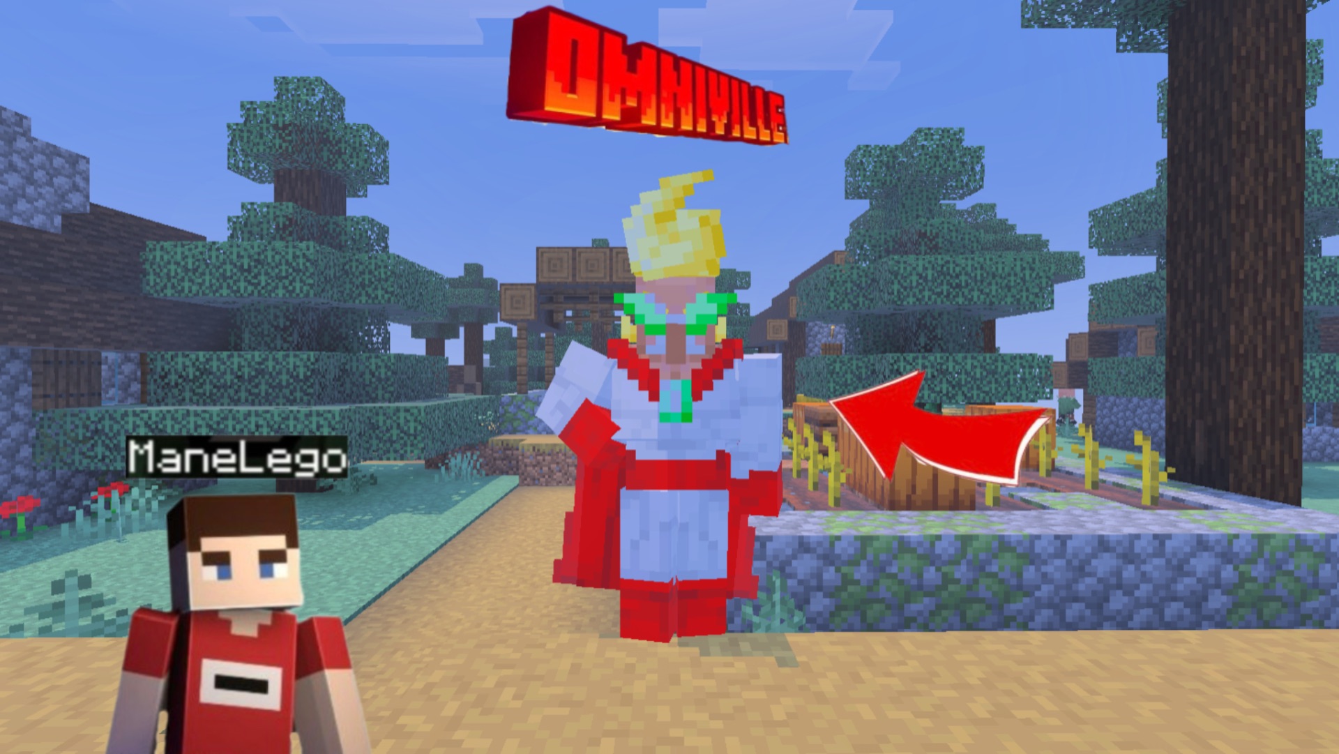 Я добавил Омнивилля в Майнкрафте | ManeLego minecraft