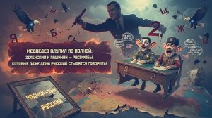 Медведев влупил по полной Зеленский и Пашинян — русофобы, которые даже русский стесняются дома говор