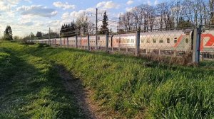 ЭП2К с поездом Санкт Петербург Казань