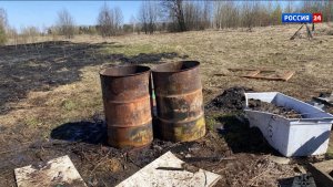 В Зуевском районе мужчина устроил пожар, сжигая мусор