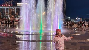 Торжественное открытие фонтана на набережной Благовещенск с праздником победы 9 мая