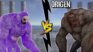 PELEA EPICA TELETUBBI TINKY TANK VS SU ORIGEN TANK !! - ¿ QUIEN GANA ? / Garry's Mod
