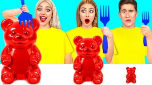 Большая, Средняя или Маленькая Тарелка Челлендж # Вкусные Кулинарные Хитрости TeenDO Challenge