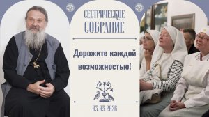 Коснулась ли вас Пасхальная радость? Сестрическое собрание с о. Андреем Лемешонком 03.05.2026