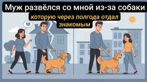 Истории из Жизни \ Муж развёлся со мной из-за собаки