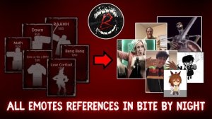 Полный список эмоций (анимаций) в Bite ByNight Roblox