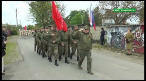 ТОРЖЕТСВЕННЫЙ ПАРАД ДЛЯ ВЕТЕРАНА ПРОВЕЛИ В ТБИЛИССКОМ РАЙОНЕ
