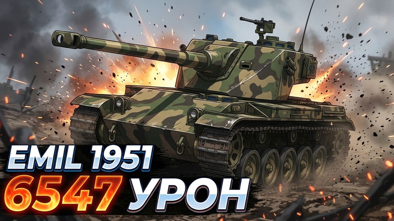 EMIL 1951 - 7 Фрагов 6.5K Урона • Мир Танков