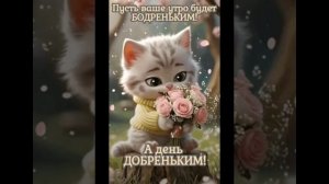 доброе утро ☕! Любимая животных 🐾😻🐾❤️👌  05.05.2026 г