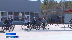 Велопробег, посвящённый памяти воинов 32-го лыжного полка, прошёл в Кургане