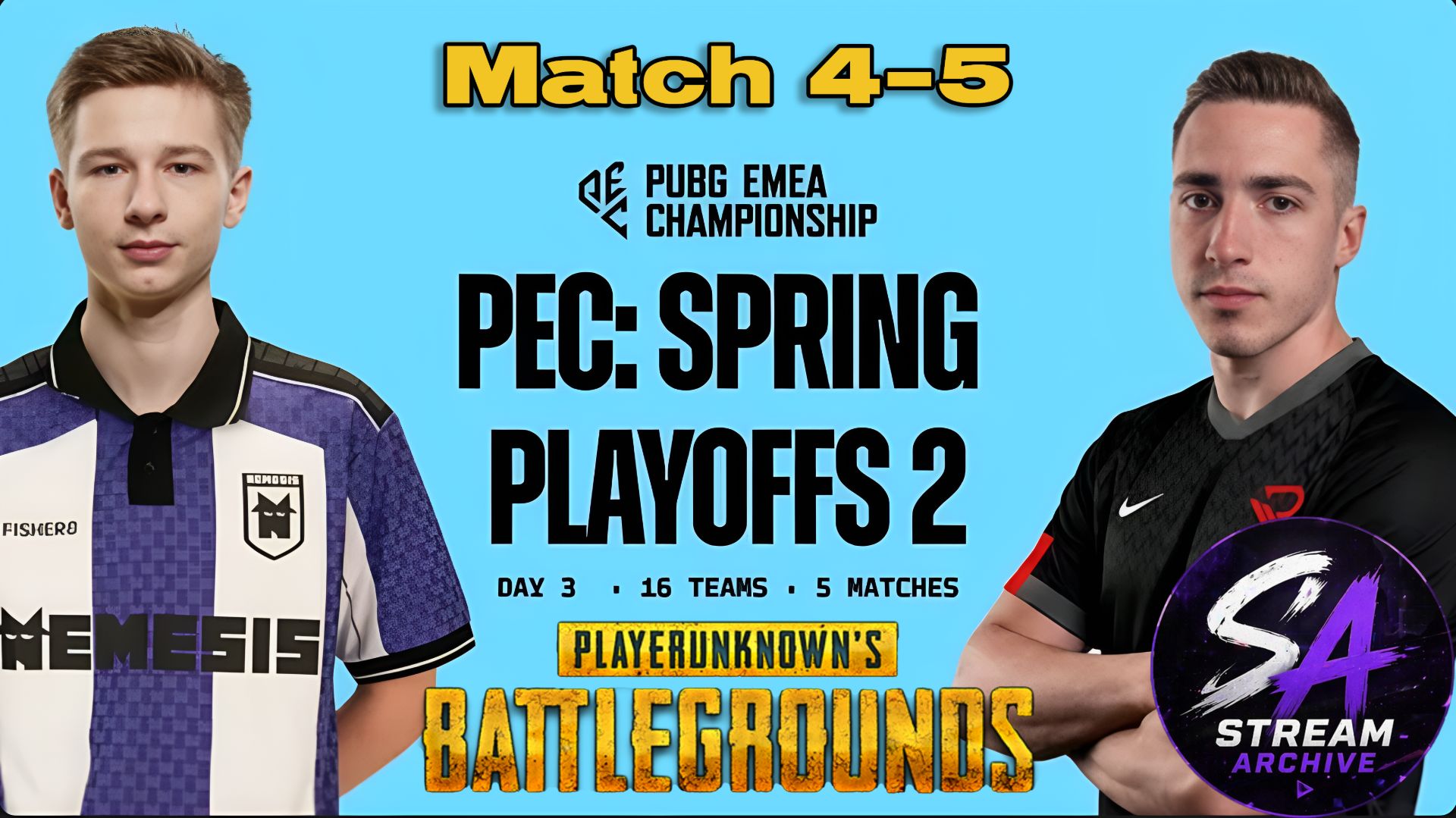 PUBG EMEA Championship - Playoffs 2 - Day 3 Матч 4-5