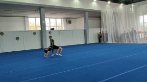 СмП 1 юношеский разряд, Кузнецова Варвара - Бусалаев Ярослав, ШСА «ОСЬ», Комбинированное упражнение