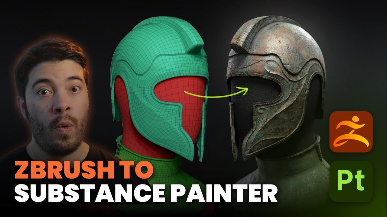 Официальный мост ZBrush ↔ Substance Painter: передача меша в один клик!
