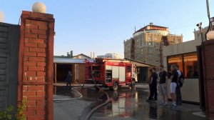 В Рязани на улице Маяковского произошел крупный пожар