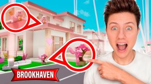 ПРЯТКИ в РОЗОВЫХ ДОМАХ в Brookhaven 🏡RP! Найду ли я ВСЕ секретки!