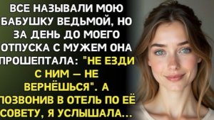 называли мою бабушку ведьмой, но перед поездкой c мужем в отпуск она прошептала!