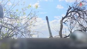 Боевая работа артиллерийских расчетов