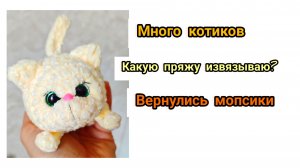 Много котиков/ Извязываю старые запасы/ прогулки