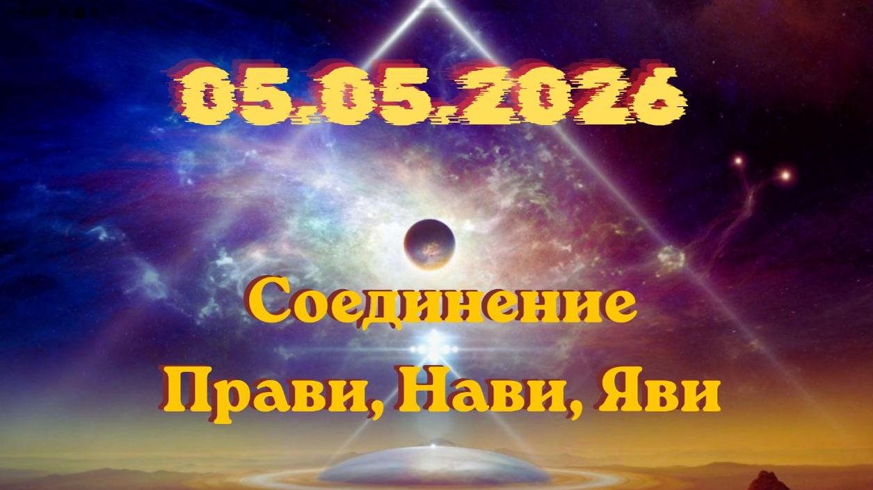 05.05.2026 Соединение Нави, Прави, Яви. #вселеннаяя #энергоработа  #явь #правь #навь