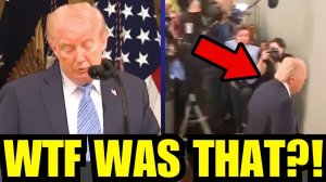 HOLY SHT! Trump FLEES ROOM after DISASTER speech