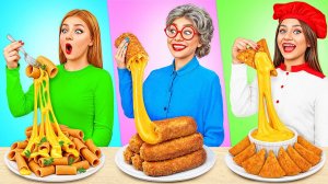 Кулинарный Челлендж Я против Бабушки  Кухонные Лайфхаки и Рецепты