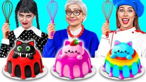 Кулинарный Челлендж# Уэнсдей Против Бабушки # Удивительные Кухонные Рецепты от TeenDO Challenge