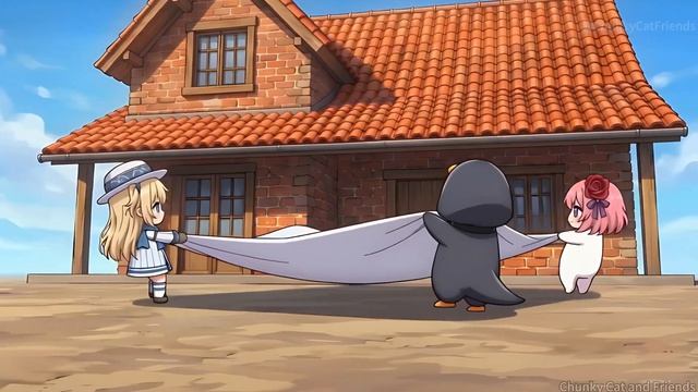 【GuguGaga Penguin】The Little Orange Cat Rescue Operation 🐈 Heartwarming Daily Life of GuguGaga